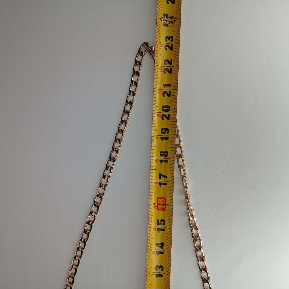 Deux Lux Weaved Crossbody Madison Foldover Black Gold Clutch - Picture 6 of 10